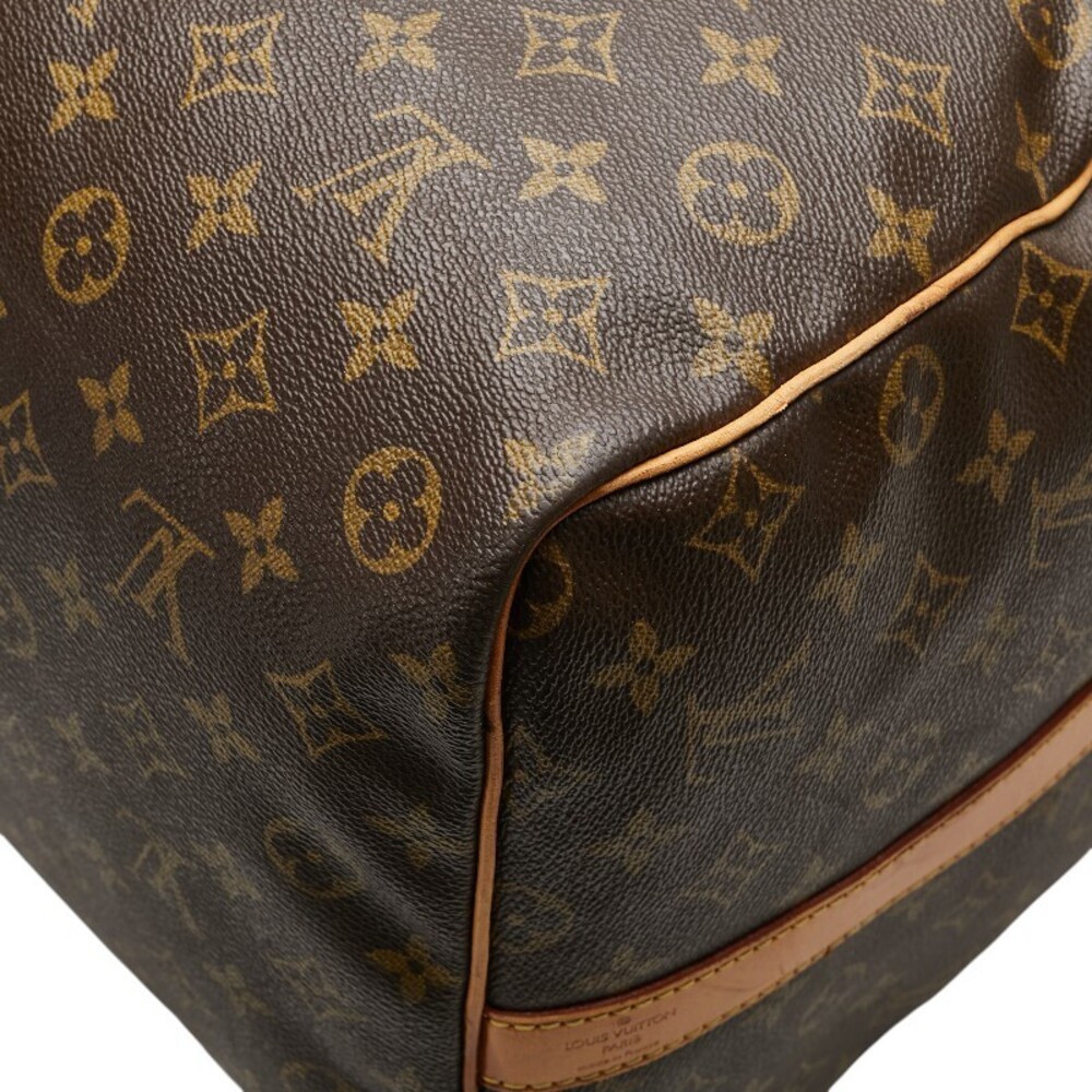 Louis Vuitton Monogram Keepall Bandouliere Boston Shoulder Bag Brown Leather - Picture 5 of 9